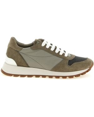 Brunello Cucinelli Polyester Athletic Sneakers - Green