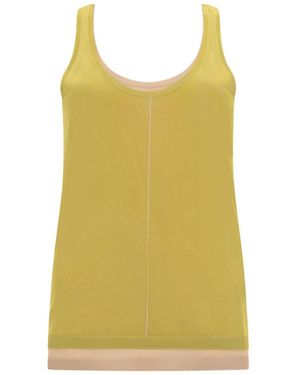 Paul Smith Rayon Tank Top - Yellow
