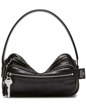 Acne Studios Camero Party Leather Shoulder Bag - Black