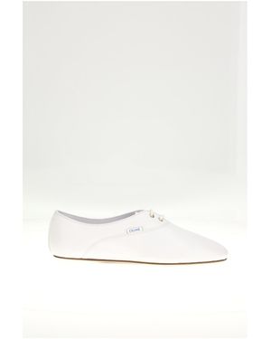 Celine Lace-Up Shoe 05 - White