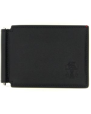 Brunello Cucinelli Wallet With Clip - Black