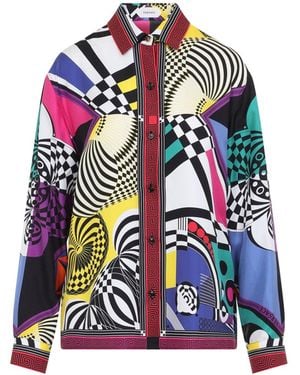 Versace Informal Shirt Teatro Foulard - Blue