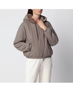 Moose Knuckles Eaton Bunny Reversible Jacket - Gray
