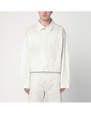 Entire studios Ivory Denim Jacket - White