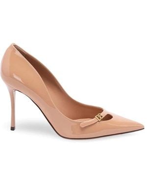 Dolce & Gabbana Dolce & Gabbana Patent Leather Pumps - White