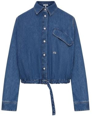 Loewe Denim Cotton Shirt - Blue