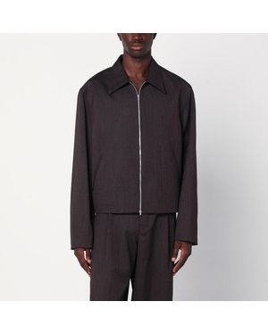 Our Legacy Zip-Up Wool Jacket - Black