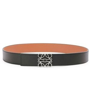 Loewe Anagram Reversible Belt - White