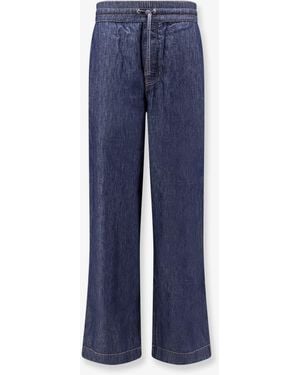 Loewe Jeans With Adjustable Drawstring - Blue