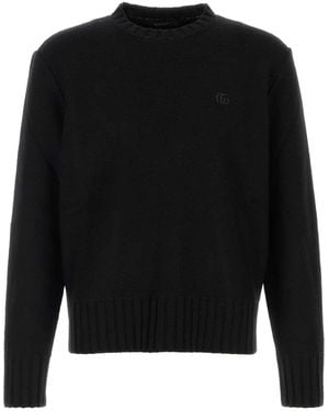 Gucci Wool Blend Sweater - Black