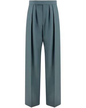 Chloé Chloé Tailored Wool Pants - Blue