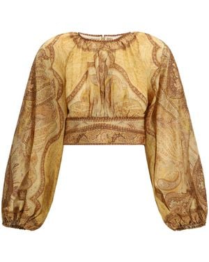 Zimmermann Bustier Top Wanderlust - Natural