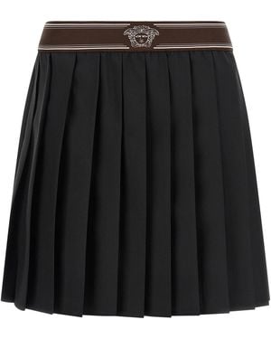 Versace Pleated Skirt - Black