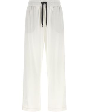 Brunello Cucinelli 'Track' Pants - White