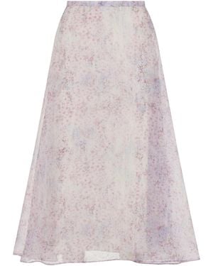 Alberta Ferretti Midi Skirts - Gray