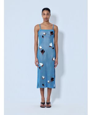 Designer Kaileigh Marnie Knit Midi Dress Blue for Women - Up to 76% off |  Lyst