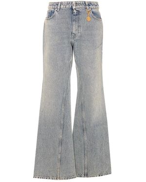 Stella McCartney Bootcut Delave' Vintage Jeans - Gray