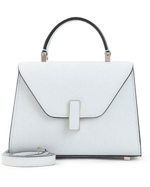 Valextra Iside Crossbody Micro Bag - White