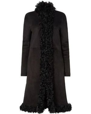 Fendi Coat Double Breasted - Black