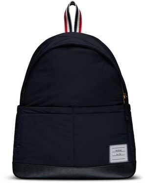 Thom Browne Logoed Backpack - Blue