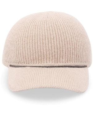 Brunello Cucinelli Knitted Hat - White