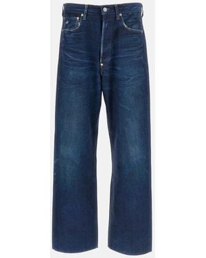 Junya Watanabe Denim Printed Pants - Blue