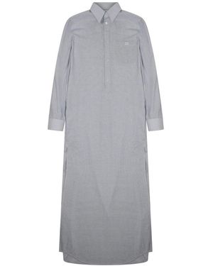 Celine Long Shirt Dress - Gray