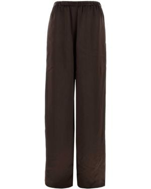 Ferragamo Pantalone Palazzo - Brown
