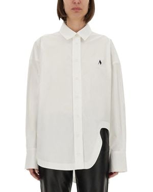 The Attico Cotton Popeline Shirt - White