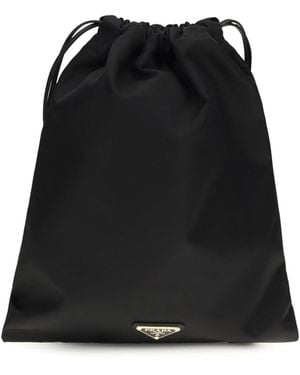 Prada Re-Nylon Pouch - Black