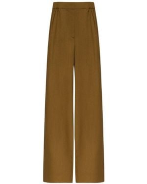Max Mara Wool Pants - Natural