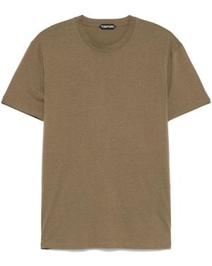 Tom Ford Soft Heathered T-Shirt For - Green