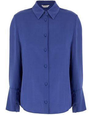 Max Mara Clothing Coats - Blue