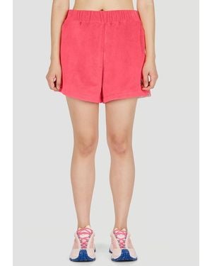 Moncler Terry Towelling Track Shorts - Pink