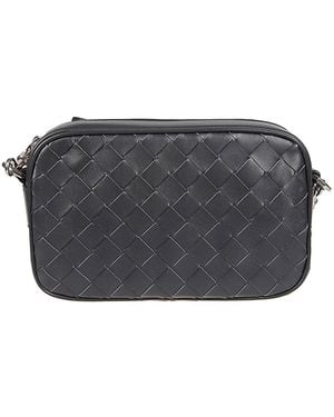 Bottega Veneta Mini Bag With Logo - Gray
