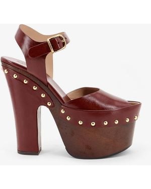 Chloé Meret Sandals With Oversized Platform - Multicolor