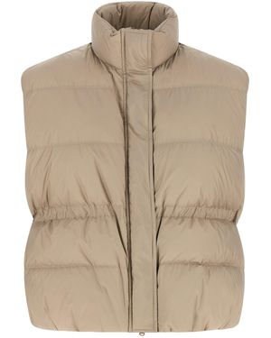 Brunello Cucinelli Polyester Sleeveless Jacket Clothing - Natural