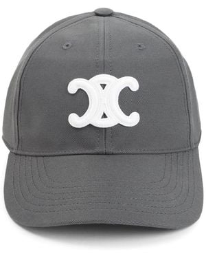 Celine Triomphe Baseball Cap - Gray
