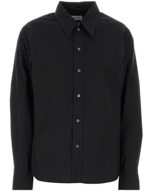 Lemaire Regular Solid Shirt - Black