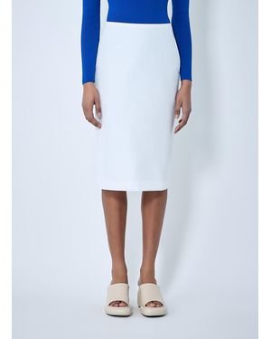 Jil Sander High-Waisted Pencil Skirt - Blue