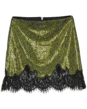 Self-Portrait Skirts - Green