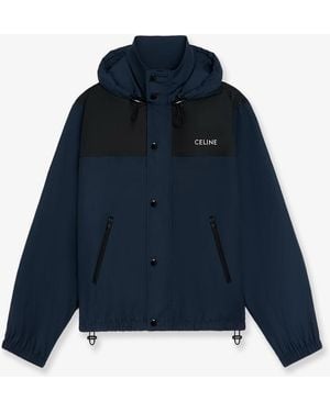 Celine Bicolor Nylon Jacket - Blue
