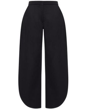 Alaïa Petal Wool Pants - Blue