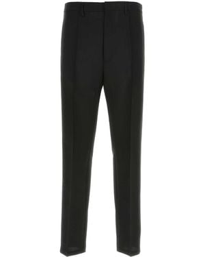 Prada Mohair Blend Pant Wool - Black