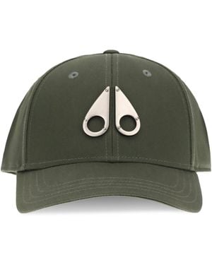 Moose Knuckles Logo Icon Cotton Baseball Cap - Green