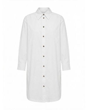 Malo Polo Dress - White