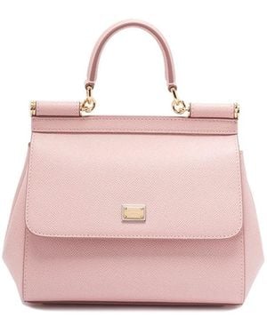 Dolce & Gabbana Medium 'Sicily' Handbag - Pink