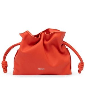Loewe 'Flamenco' Clutch Mini - Red