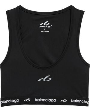 Balenciaga Techwear Bra Tank Top - Black