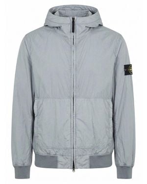 Stone Island Garment Dyed Crinkle Reps Ny Jacket - Gray